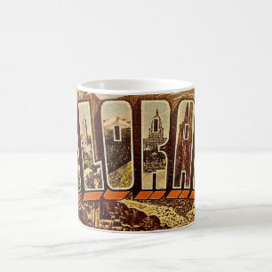 Vintage Colorado Salutation carte postale Mug