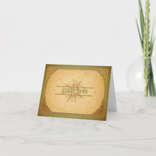 Vintage Compass Green Voyage Bat mitzvah Merci