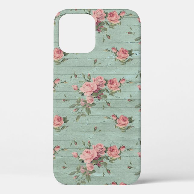 Vintage Coque Floral-Mate coque iphone (Verso)