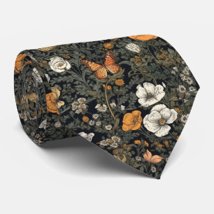 Vintage Cottagecore floral Papillon Cravate
