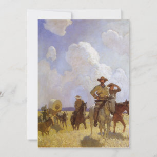 Vintage Cowboys, The Parkman Outfit par NC Wyeth