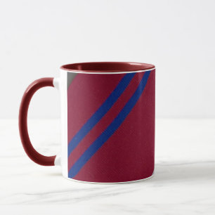 Vintage cravate à cravate Textile Mug en céramique