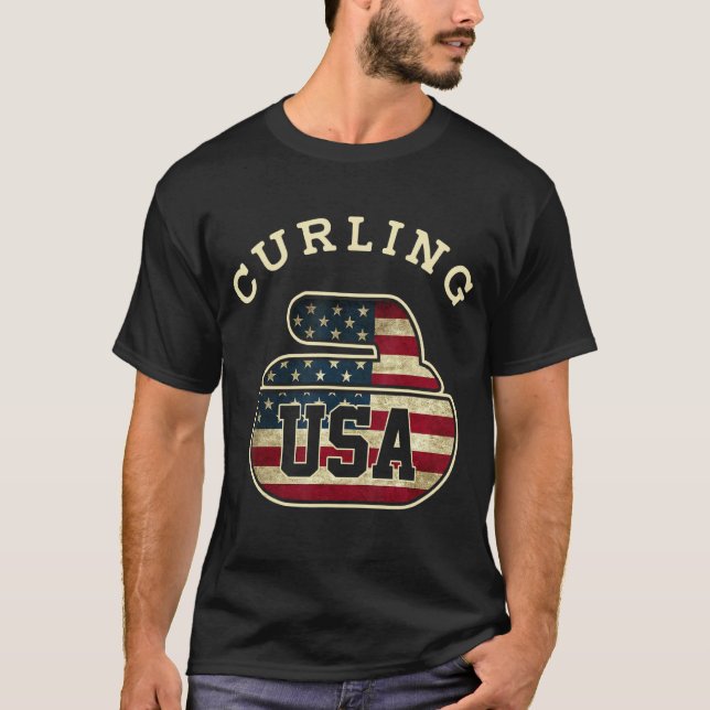 Vintage Curling Pierre Sweat - shirt à capuche Us  (Devant)