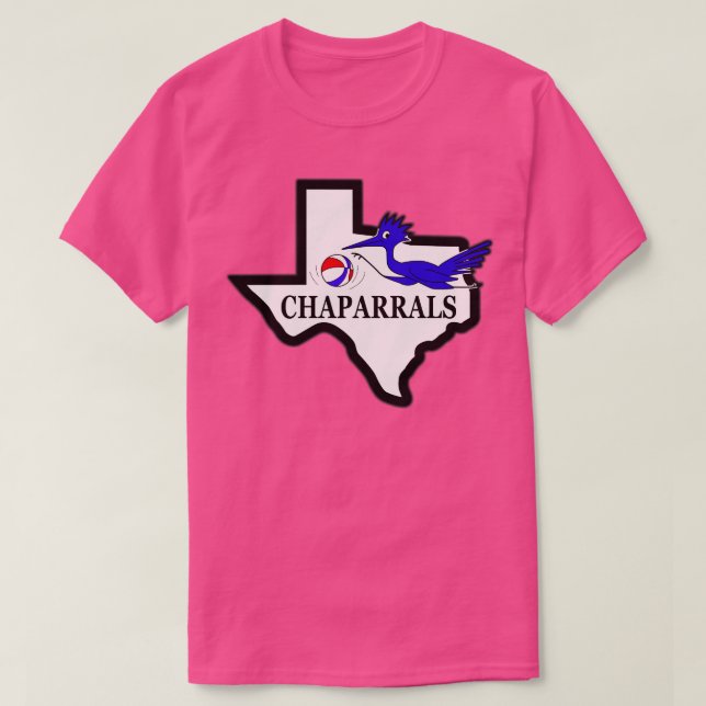 Vintage Dallas Chapparals Basketball 1973 TShirt (Design devant)