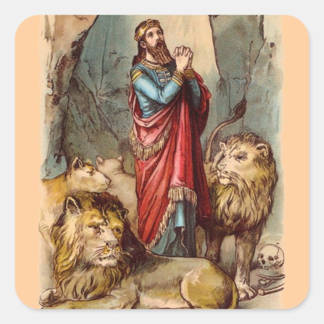 Vintage Daniel dans le Sticker Lions Den (Devant)