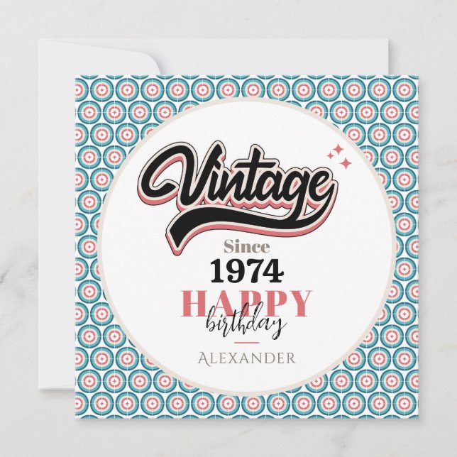 Vintage depuis - 1974 (Devant)