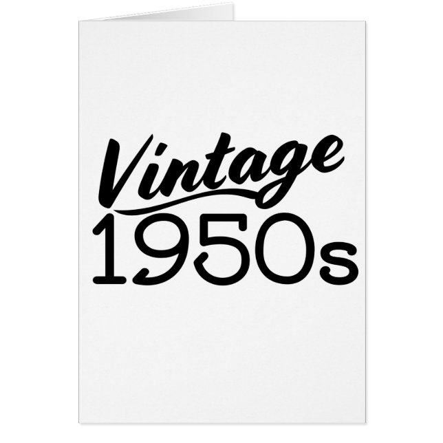 Vintage des années 1950 (Devant)