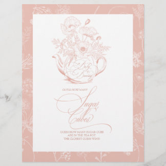 Vintage Devis Combien De Fêtes des mariées Rose Je