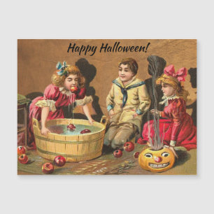 Vintage Drôle Enfants Bobbing pour Pommes à la fêt