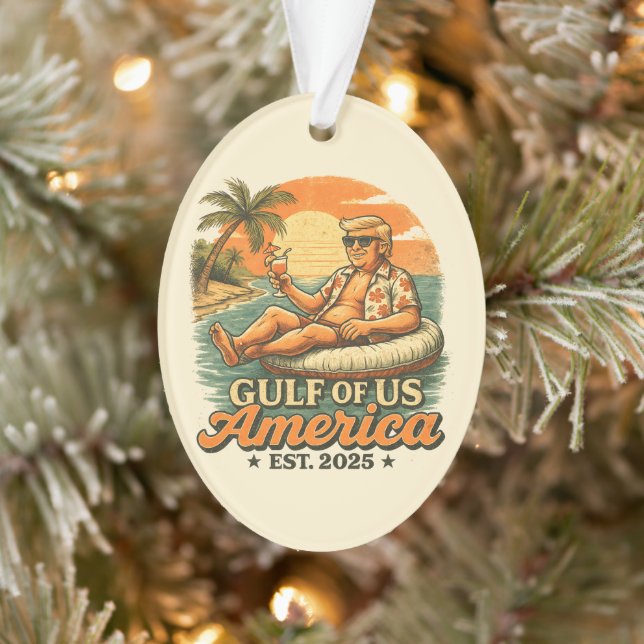Vintage drôle Trump Amérique du Golfe 2025 (Arbre)