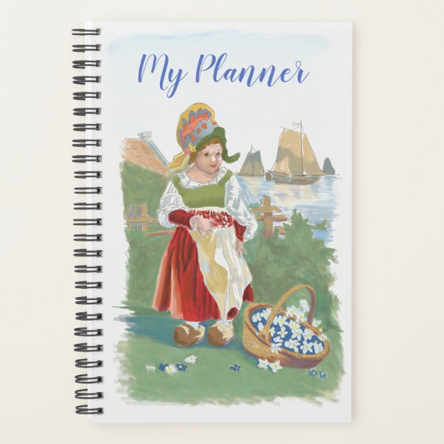 Vintage Dutch Girl Oeuvre originale (Devant)