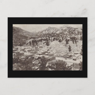 Vintage Early View Estes Park Colorado CO Carte po