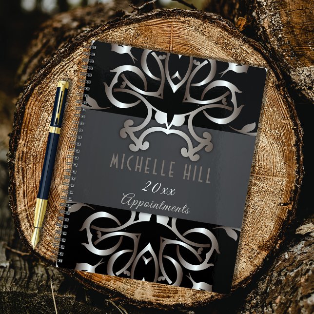 Vintage Elégant Bronze Baroque Nomination Book (Créateur téléchargé)