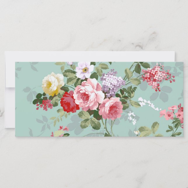 Vintage Elegant rose Roses Motif (Devant)