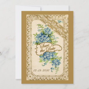 Vintage Enregistrer la carte de date