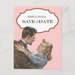 Vintage Enregistrer les cartes postales Date