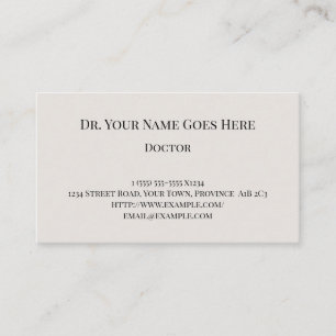 Vintage et nostalgique Carte de visite de look