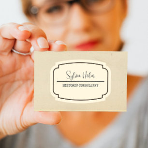 Vintage Étiquette Vieux papier Texture personnelle