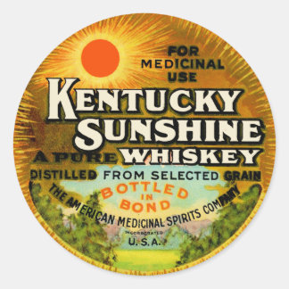 Vintage Étiquette Whiskey Kentucky