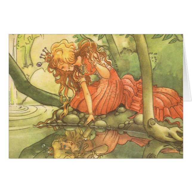 Vintage Fairy Tale, Frog Prince Princesse par Pond (Devant horizontal)