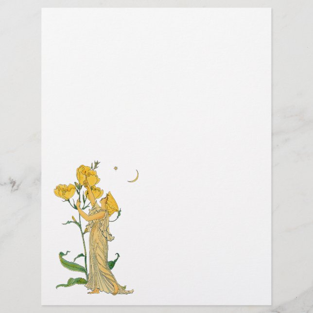 Vintage Fairy Tale, Soirée Primrose, Walter Crane (Devant)