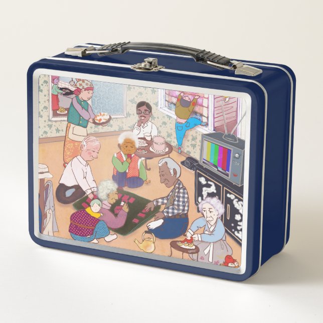 Vintage Family Art Lunch Box (Devant)