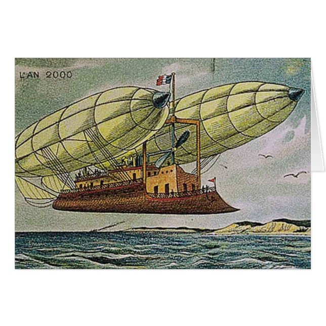 Vintage - Fantastique Flying Machine de France, (Devant horizontal)