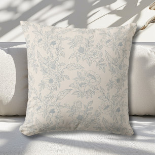 Vintage Ferme Fleurs de ferme Jeter Oreiller