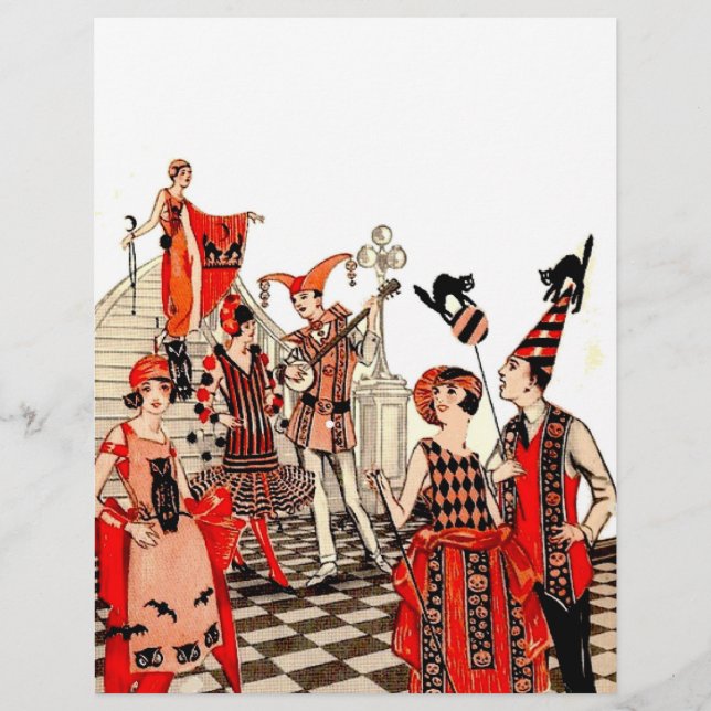 Vintage fête d'Halloween (Devant)