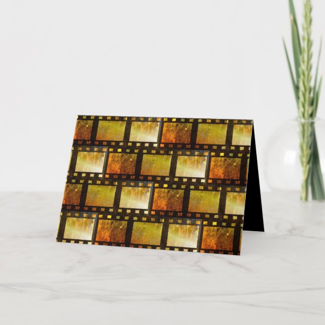 Vintage film vidéo reel drôle carte romantique (Devant)