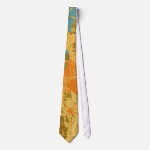 Vintage Floral Mode 2 Cravate