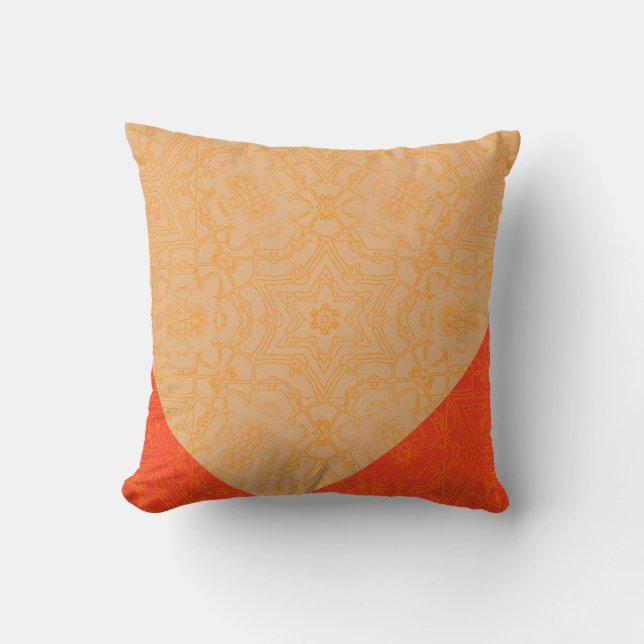 Vintage Floral sans couture Motif Coussin (Recto)