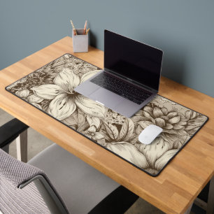 Vintage Floral Sepia Motif (3)