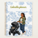 Vintage floral watercolor gardening lover chic<br><div class="desc">Perfect for mom gardening enthuasiast or as a thoughtful gift, this beautifully illustrated planner helps organize life with style and ease. Featuring charming, cozy designs, it’s ideal for tracking schedules, milestones, and everyday moments while staying inspired</div>