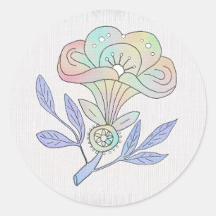 Vintage Florte Poster Autocollant