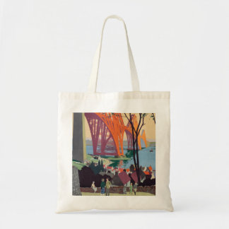 Vintage Forth Bridge Scotland Tote Bag