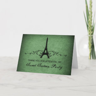 Vintage Français Plourish Sweet 16 Cartes de remer