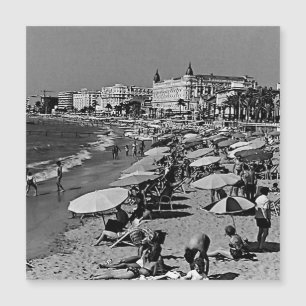Vintage France Cannes la plage