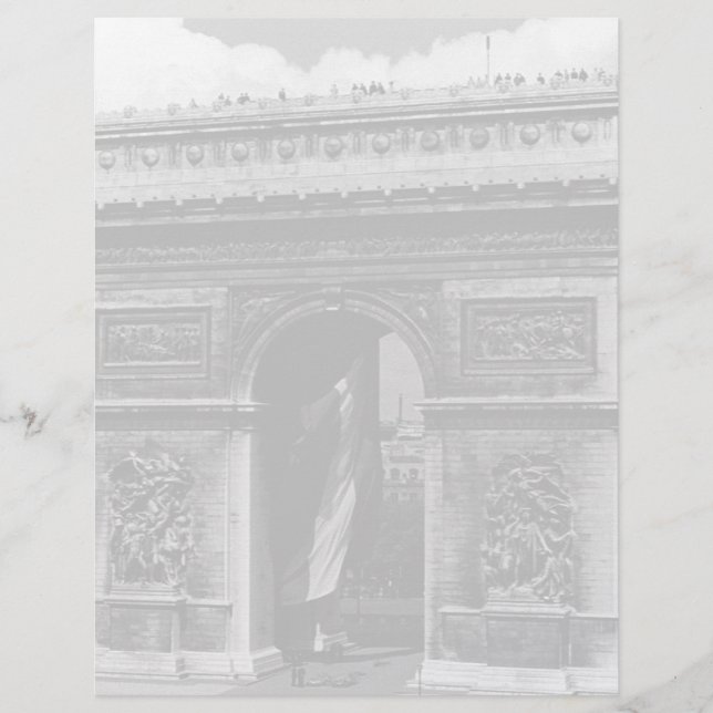 Vintage France Paris Arc de Triomphe Place Etoile (Devant)