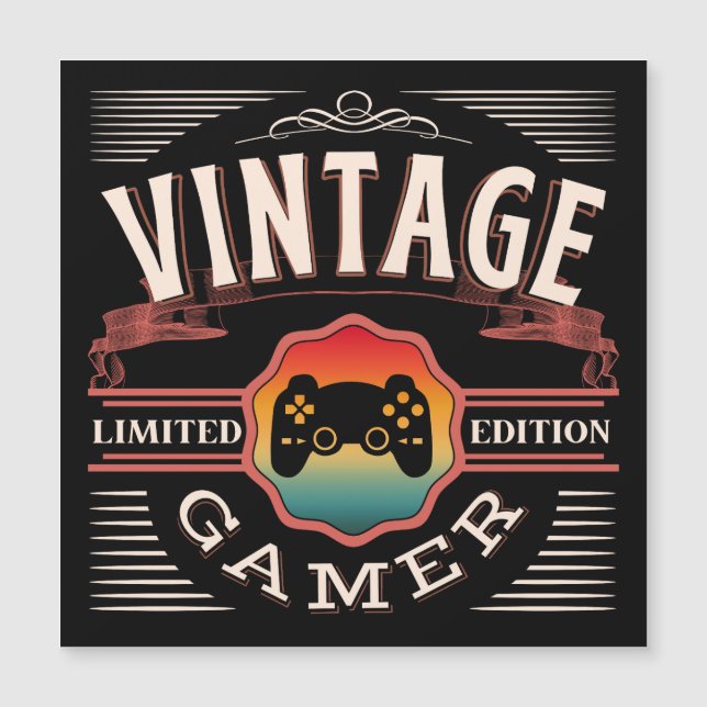 VINTAGE GAMER LIMITED EDITION (Devant)