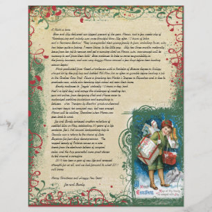 Vintage garçon avec rétro présente la lettre de No