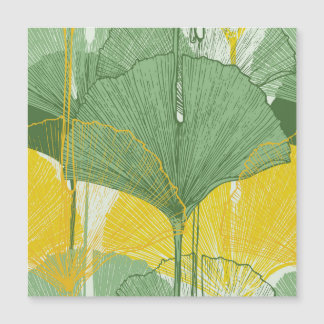 Vintage Ginkgo Biloba : Feuilles tropicaux