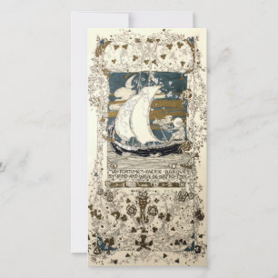 Vintage Girl In Sailboat par Jessie Marion King