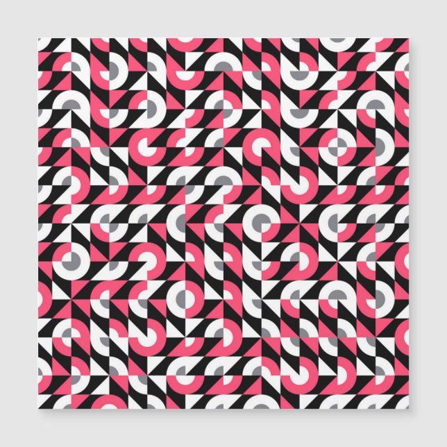 Vintage Glitch : Motif Abstrait géométrique (Devant)