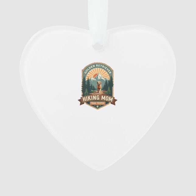 Vintage Golden Retriever Hiking Mom Trail Tested M (devant)