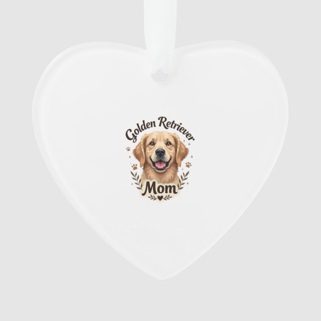 Vintage Golden Retriever Mom Dog Lover Typography  (devant)
