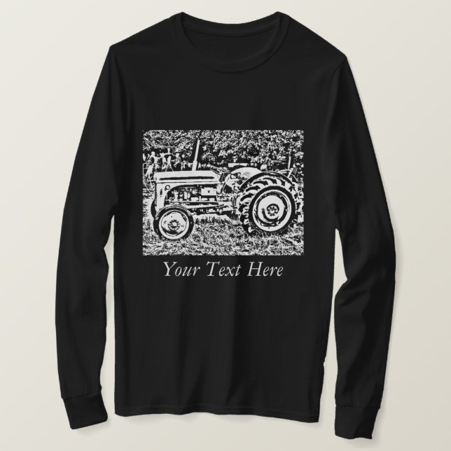 Vintage Gray massey tracteur de fergison T-shirt (Design devant)