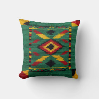 Vintage Green Kilim Coussins : Où l'histoire renco