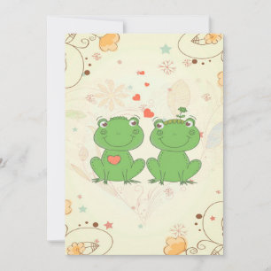 Vintage grenouille drôle Amoureux des animaux sauv