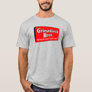 Vintage Griesdieck Bros. T-shirt du logo de la bi